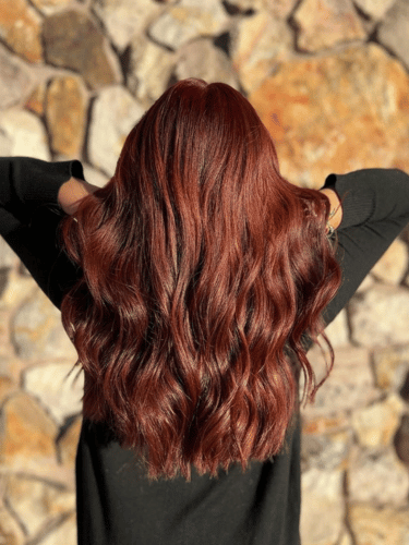 Red Hair Color Student Work